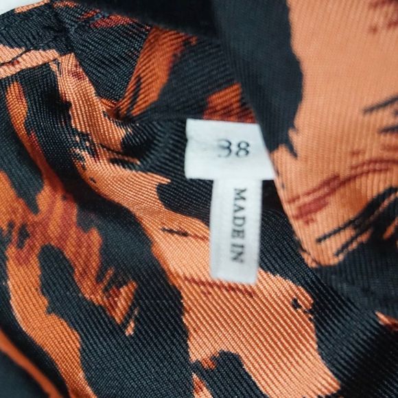 Sandro Lunas Abstract Leopard Print Silk Mini Dress Sz 38 US 6 Women's - Picture 7 of 12